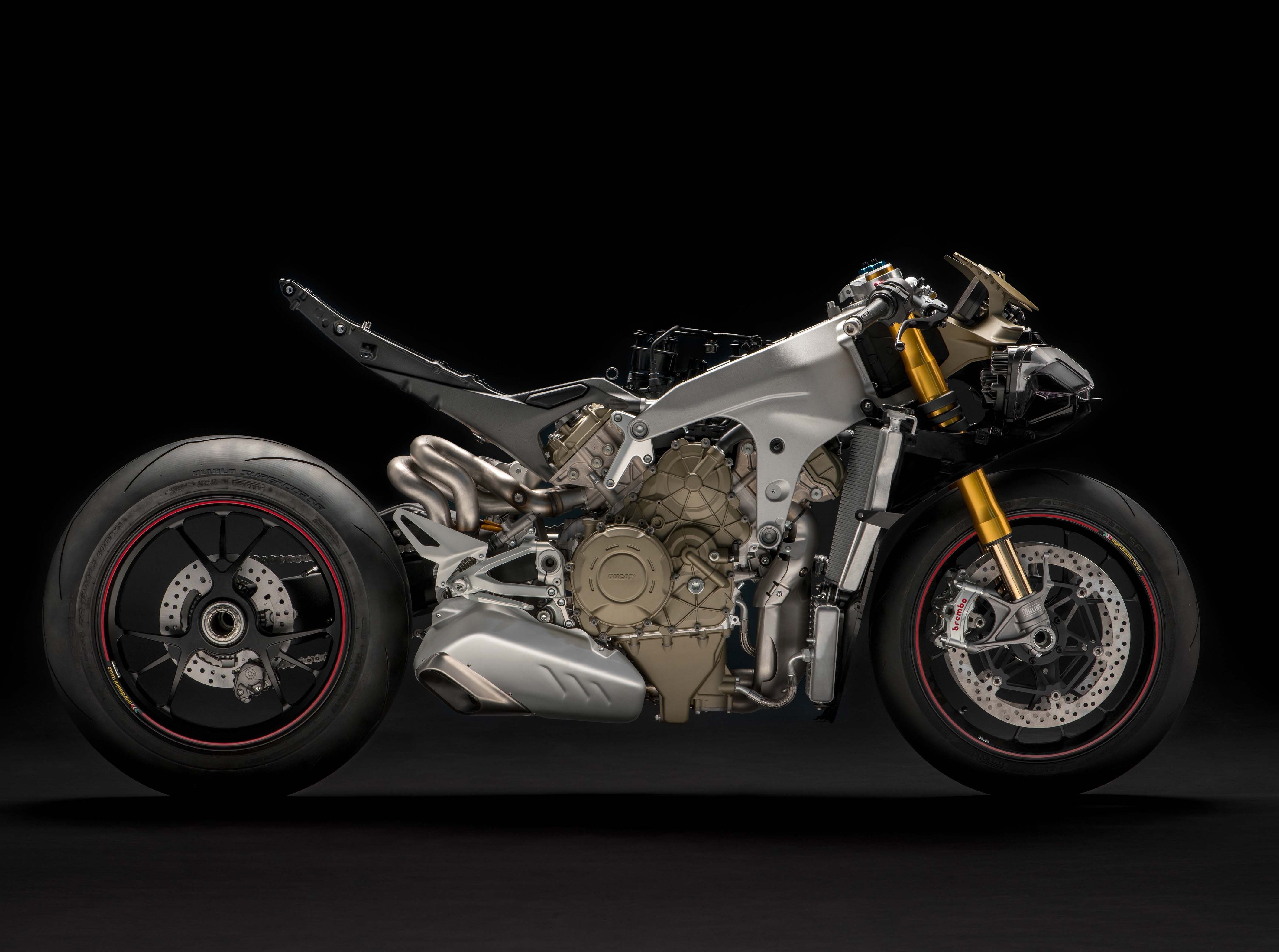 Cropped Ducati Panigale V Naked No Fairings Motorcycle Integral Services